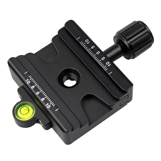 Plaque de montage adaptatrice à double usage FCD-1 avec bouton de serrage rapide pour fixation rapide Arca 39 mm / SLIDEFIX 32 mm, FCD-1