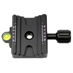 Plaque de montage adaptatrice à double usage FCD-1 avec bouton de serrage rapide pour fixation rapide Arca 39 mm / SLIDEFIX 32 mm, FCD-1