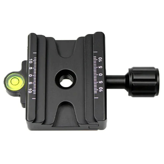 Plaque de montage adaptatrice à double usage FCD-1 avec bouton de serrage rapide pour fixation rapide Arca 39 mm / SLIDEFIX 32 mm, FCD-1