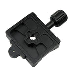 Plaque de montage adaptatrice à double usage FCD-1 avec bouton de serrage rapide pour fixation rapide Arca 39 mm / SLIDEFIX 32 mm, FCD-1