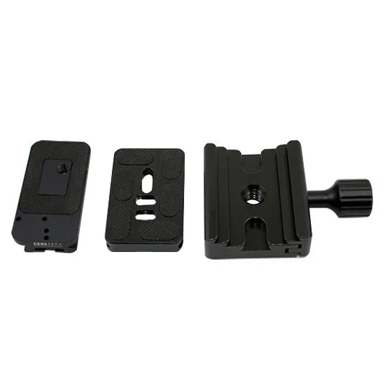 Plaque de montage adaptatrice à double usage FCD-1 avec bouton de serrage rapide pour fixation rapide Arca 39 mm / SLIDEFIX 32 mm, FCD-1