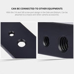 Rail de guidage en fibre de carbone YELANGU L40T 40 cm pour appareils photo reflex/caméras vidéo, L40T 40 cm