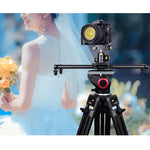 Rail de guidage en fibre de carbone YELANGU L40T 40 cm pour appareils photo reflex/caméras vidéo, L40T 40 cm