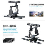Stabilisateur vidéo YELANGU C6 pour appareils photo Sony A6000 / A6300 / A6500 / A6400