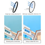 Filtre CPL RUIGPRO 52 mm pour GoPro HERO 7/6/5 Professional avec bague d'adaptation et bouchon d'objectif.