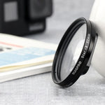 Filtre à effet étoile RUIGPRO 52 mm 8X pour GoPro HERO 7/6/5 Professional avec bague d'adaptation et bouchon d'objectif.