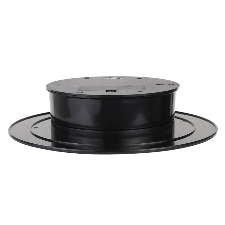 Présentoir tournant électrique à 360 degrés de 25 cm, pour la prise de vue vidéo, photographie, charge 3 kg, alimenté par piles, 25 cm/alimenté par piles(B), 25 cm/alimenté par piles(BW), 25 cm/alimenté par piles(W)