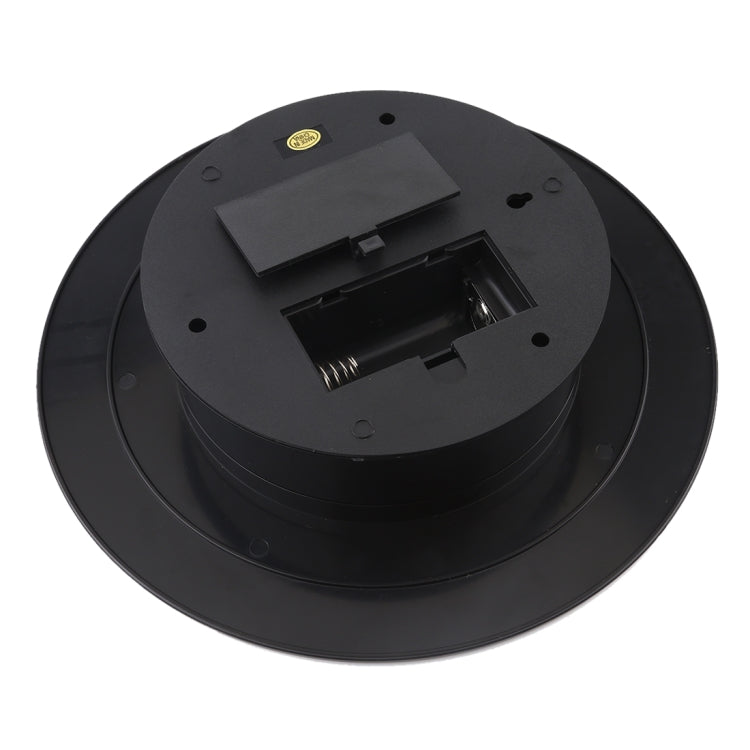 Présentoir tournant électrique à 360 degrés de 25 cm, pour la prise de vue vidéo, photographie, charge 3 kg, alimenté par piles, 25 cm/alimenté par piles(B), 25 cm/alimenté par piles(BW), 25 cm/alimenté par piles(W)