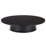 Présentoir tournant électrique à 360 degrés de 25 cm, pour la prise de vue vidéo, photographie, charge 3 kg, alimenté par piles, 25 cm/alimenté par piles(B), 25 cm/alimenté par piles(BW), 25 cm/alimenté par piles(W)