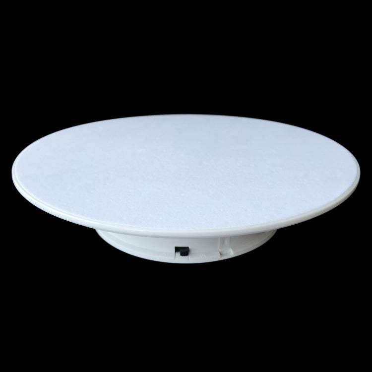 Présentoir tournant électrique à 360 degrés de 25 cm, pour la prise de vue vidéo, photographie, charge 3 kg, alimenté par piles, 25 cm/alimenté par piles(B), 25 cm/alimenté par piles(BW), 25 cm/alimenté par piles(W)
