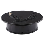 Présentoir rotatif électrique à 360 degrés de 20 cm, pour photographie et vidéo, charge 1,5 kg, alimenté par batterie et USB, 20 cm/alimenté par batterie ou USB (N), 20 cm/alimenté par batterie ou USB (B), 20 cm/alimenté par batterie ou USB (B+N)