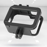 Étui de protection RUIGPRO pour GoPro HERO8 Noir avec cadre standard en PC et ABS et bordure.