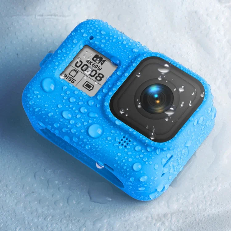 Étui de protection en silicone avec dragonne pour GoPro HERO8 Black, pour GoPro HERO8 Black