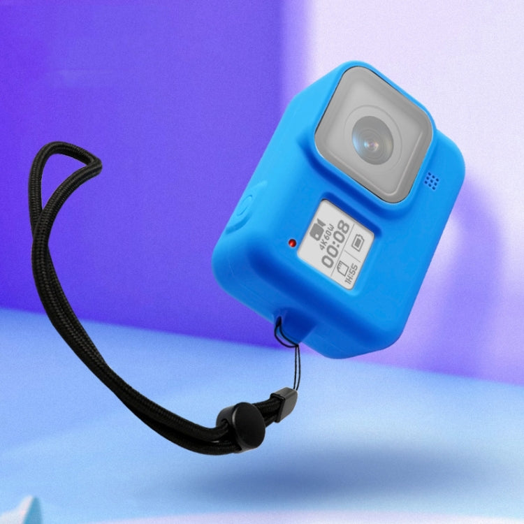 Étui de protection en silicone avec dragonne pour GoPro HERO8 Black, pour GoPro HERO8 Black