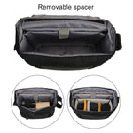 Sacoche bandoulière CADeN K12 pour appareil photo portable avec support pour trépied, compatible avec les appareils photo reflex numériques (DSLR) Nikon, Canon, Sony.