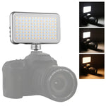 Éclairage de studio professionnel LED-013 Pocket (112 LED) pour vlogging, photographie et vidéo, avec écran OLED et adaptateur griffe pour appareils photo reflex numériques Canon/Nikon.