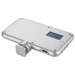 Éclairage de studio professionnel LED-013 Pocket (112 LED) pour vlogging, photographie et vidéo, avec écran OLED et adaptateur griffe pour appareils photo reflex numériques Canon/Nikon.