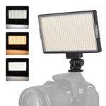 Éclairage LED01 416 LED 3600LM professionnel pour vlogging, photographie, vidéo et studio photo, compatible avec les appareils photo reflex numériques Canon/Nikon.