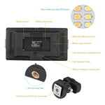 Éclairage LED01 416 LED 3600LM professionnel pour vlogging, photographie, vidéo et studio photo, compatible avec les appareils photo reflex numériques Canon/Nikon.