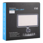 Éclairage LED01 416 LED 3600LM professionnel pour vlogging, photographie, vidéo et studio photo, compatible avec les appareils photo reflex numériques Canon/Nikon.