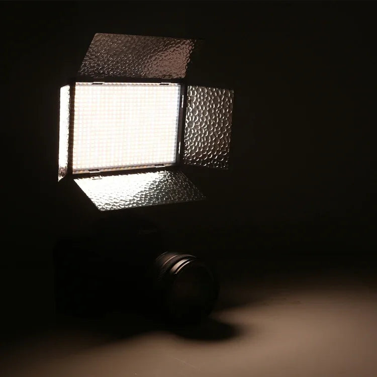 Éclairage LED01 520 LED 4100LM professionnel pour vlogging, photographie, vidéo et studio photo, compatible avec les appareils photo reflex numériques Canon/Nikon.