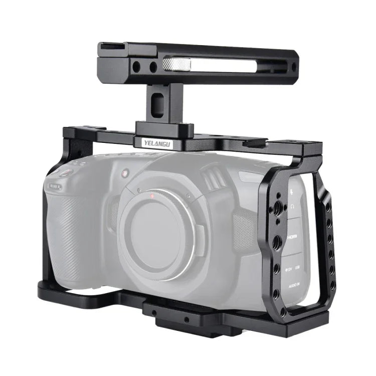 YELANGU C9-A YLG0911A Poignée Stabilisateur de cage pour caméra vidéo DJI BMPCC 4K, C9-A