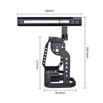 YELANGU C9-A YLG0911A Poignée Stabilisateur de cage pour caméra vidéo DJI BMPCC 4K, C9-A