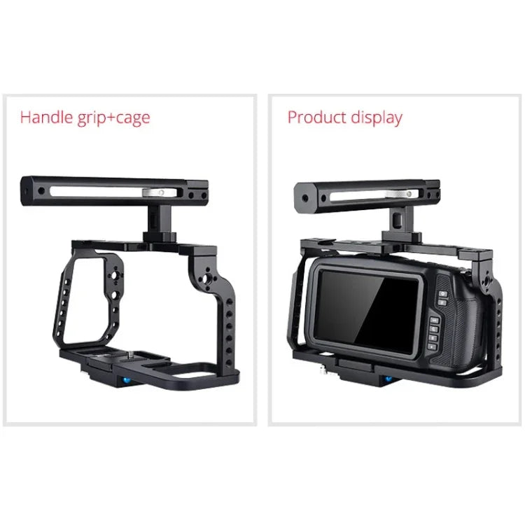 YELANGU C9-A YLG0911A Poignée Stabilisateur de cage pour caméra vidéo DJI BMPCC 4K, C9-A