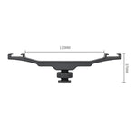 Adaptateur de fixation double griffe porte-accessoires YELANGU YLG0702A, support d'extension en alliage d'aluminium, support double griffe porte-accessoires.
