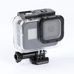 Boîtier de protection étanche 45 m avec boucle et vis de fixation de base pour GoPro HERO8 Black