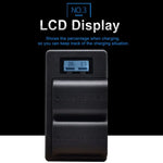 Chargeur de batterie et écran LCD numérique pour appareils photo reflex numériques Canon série LP-E6