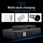 Chargeur de batterie et écran LCD numérique pour appareils photo reflex numériques Canon série LP-E6