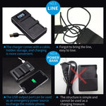 Chargeur de batterie et écran LCD numérique pour appareils photo reflex numériques Canon série LP-E6