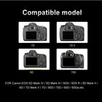 Chargeur de batterie et écran LCD numérique pour appareils photo reflex numériques Canon série LP-E6