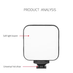 YELANGU LED01 49 LED Lampe vidéo pour appareil photo / caméscope, éclairage vidéo