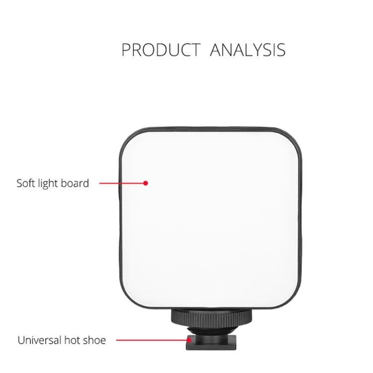 YELANGU LED01 49 LED Lampe vidéo pour appareil photo / caméscope, éclairage vidéo