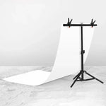 Support de fond de studio photo en forme de T, kit de barres transversales avec pinces, 70 x 75 cm (fond non inclus), 70 x 75 cm