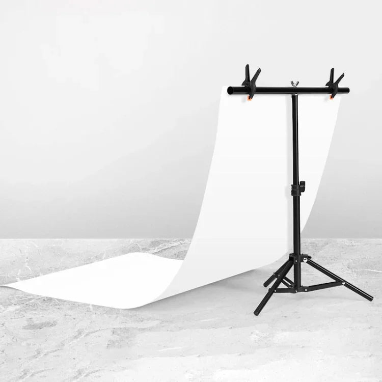 Support de fond de studio photo en forme de T, kit de barres transversales avec pinces, 70 x 75 cm (fond non inclus), 70 x 75 cm
