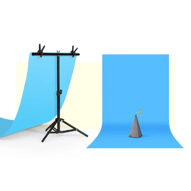 Support de fond de studio photo en forme de T, kit de barres transversales avec pinces, 70 x 75 cm (fond non inclus), 70 x 75 cm