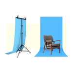 Support de fond de studio photo en forme de T, kit de barres transversales avec pinces, 100 x 200 cm (fond non inclus), 100 x 200 cm