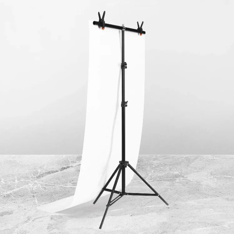 Support de fond de studio photo en forme de T, kit de barres transversales avec pinces, 70 x 200 cm (fond non inclus), 70 x 200 cm