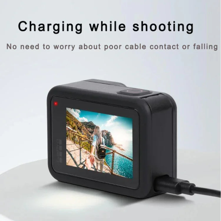 Cache latéral de remplacement pour batterie rechargeable de caméra sportive GoPro HERO8, compatible avec GoPro HERO8