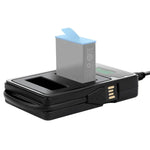Chargeur double batterie avec écran LCD et affichage de la capacité de charge pour GoPro HERO9 Black / HERO10 Black