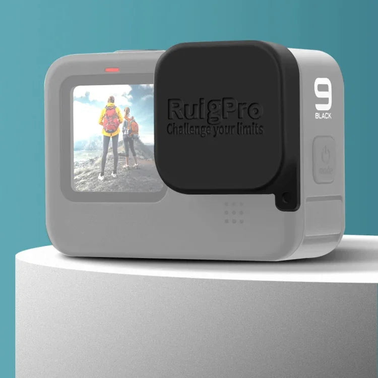 RUIGPRO pour GoPro HERO10 Black / HERO9 Black : capuchon de protection d'objectif en caoutchouc souple résistant aux rayures, compatible avec GoPro HERO9 Black