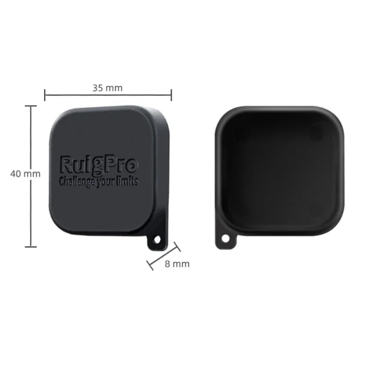 RUIGPRO pour GoPro HERO10 Black / HERO9 Black : capuchon de protection d'objectif en caoutchouc souple résistant aux rayures, compatible avec GoPro HERO9 Black