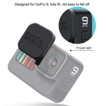 RUIGPRO pour GoPro HERO10 Black / HERO9 Black : capuchon de protection d'objectif en caoutchouc souple résistant aux rayures, compatible avec GoPro HERO9 Black