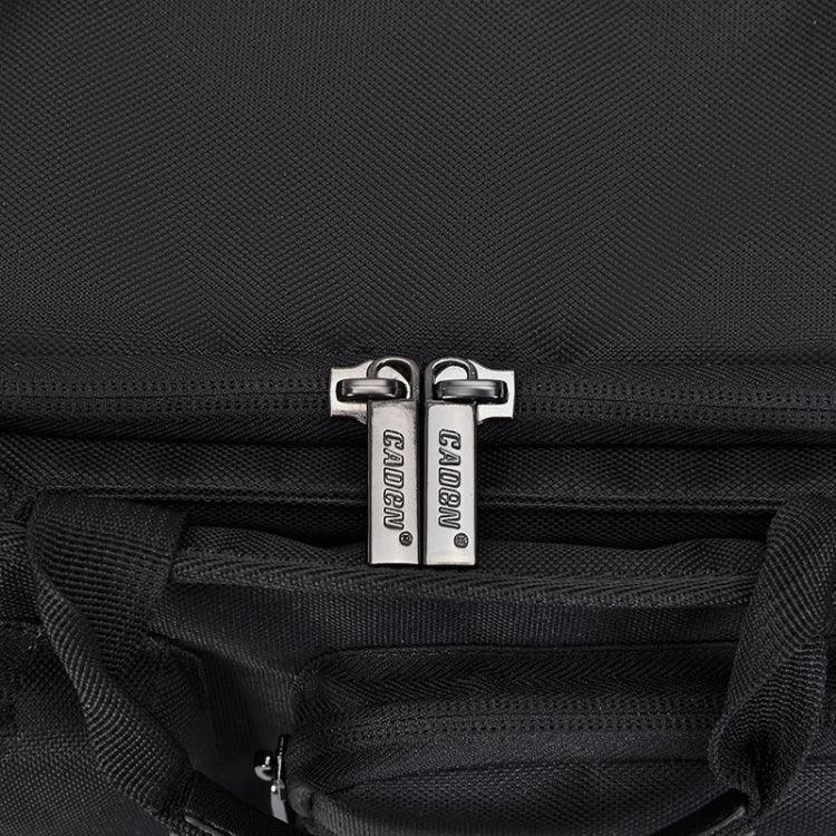 Sac photo CADEN D28 portable et multifonctionnel à bandoulière simple ou double avec sangle