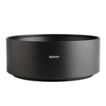 Pare-soleil tubulaire droit entièrement métallique, filetage 86 mm, pour téléobjectif moyen, 86 mm x 86 mm x 40 mm