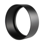 Pare-soleil tubulaire droit entièrement métallique, filetage 86 mm, pour téléobjectif moyen, 86 mm x 86 mm x 40 mm