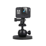 Support de fixation à ventouse pour voiture compatible avec GoPro Hero11 Black / HERO10 Black / HERO9 Black / HERO8 Black /7 /6 /5 /5 Session /4 Session /4 /3+ /3 /2 /1, Xiaoyi et autres caméras d'action. Modèle : ventouse simple.